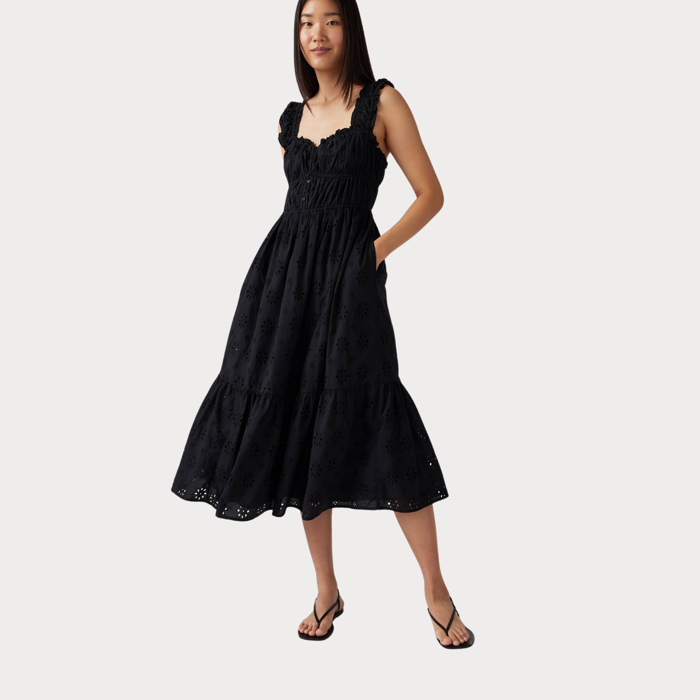 Платье Amaya Tiered Maxi Dress