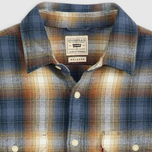 Рубашка муж.JACKSON WORKER WARWICK PLAID VINTAGE IN