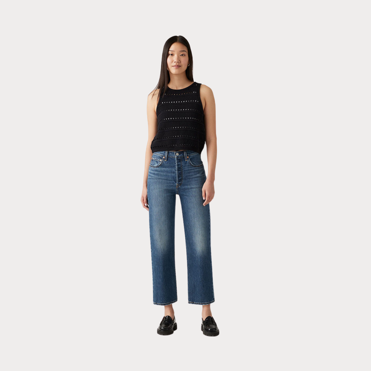Джинсы Levi's Ribcage Straight Ankle