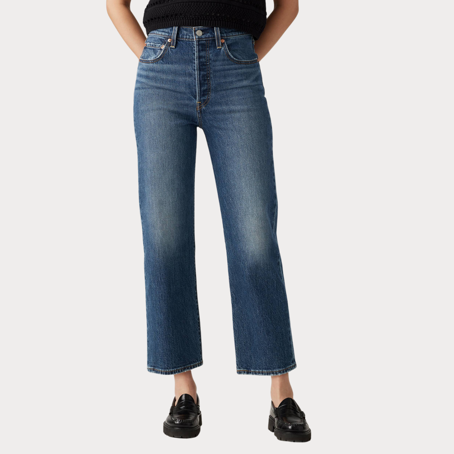 Джинсы Levi's Ribcage Straight Ankle
