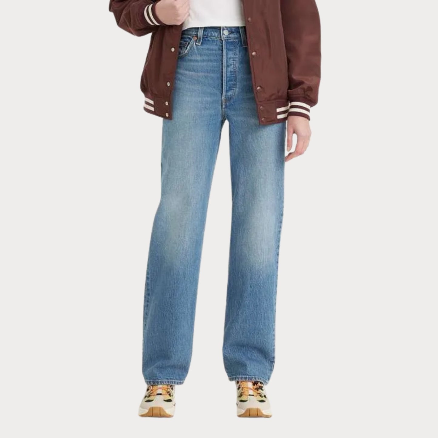 Джинсы Ribcage Full Length Jeans