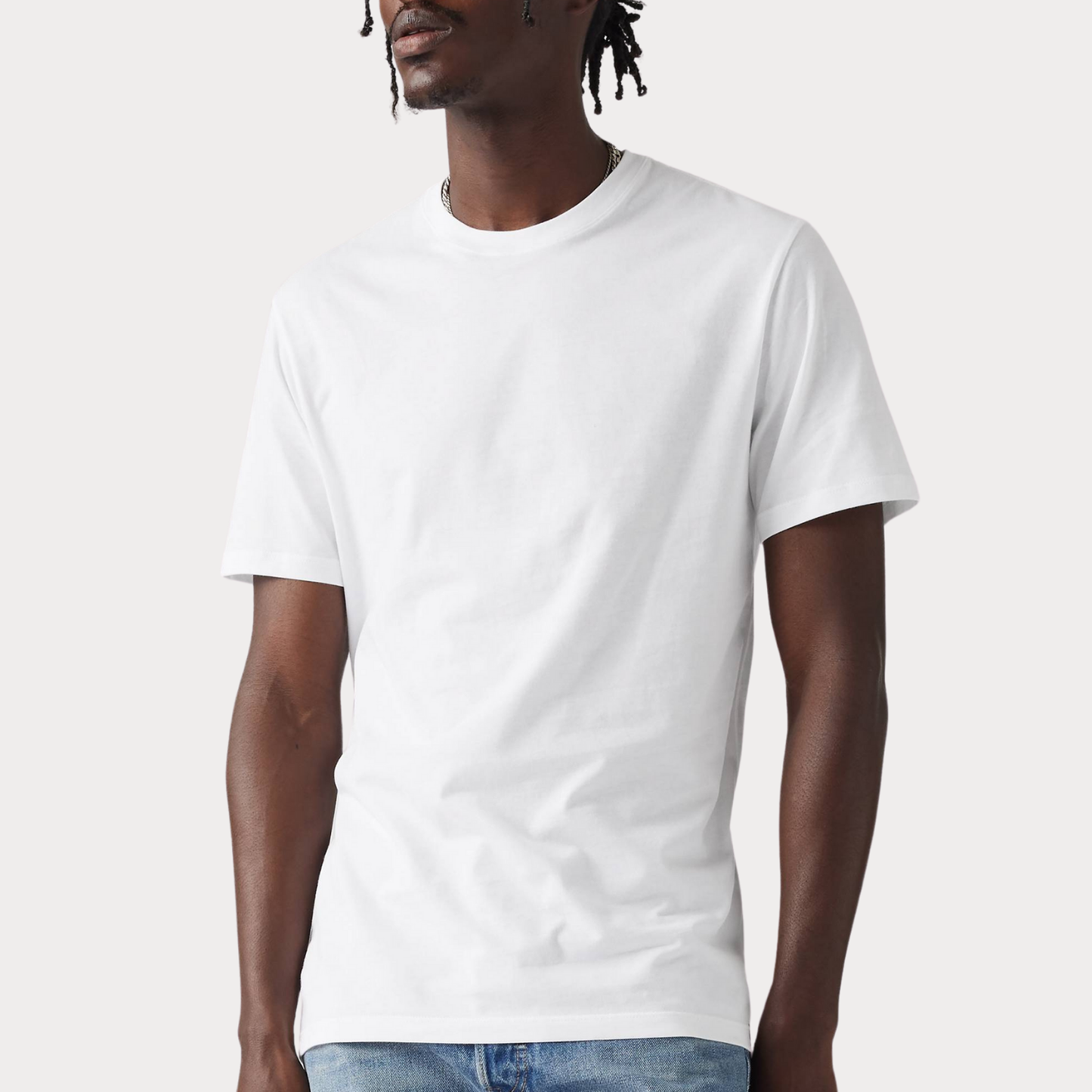 Футболка муж. Slim 2Pk Crewneck 1 Twopack Tee White