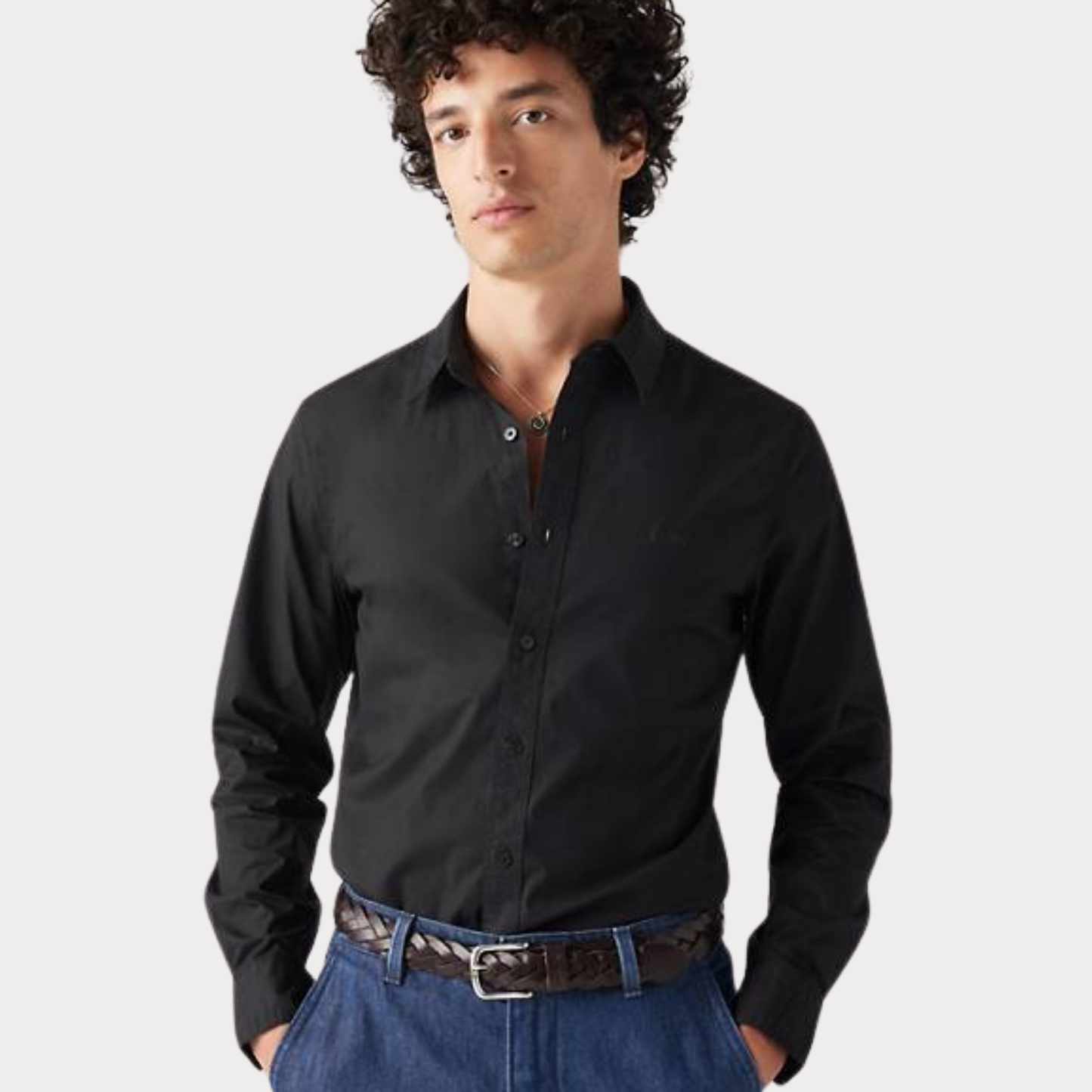 Рубашка муж.Ls Battery Hm Shirt Slim