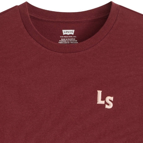 Футболка жен.GRAPHIC CLASSIC TEE LS PATCH CHOCOLATE