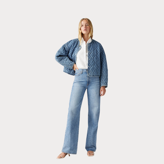 Джинсы Ribcage Wide Leg Jeans