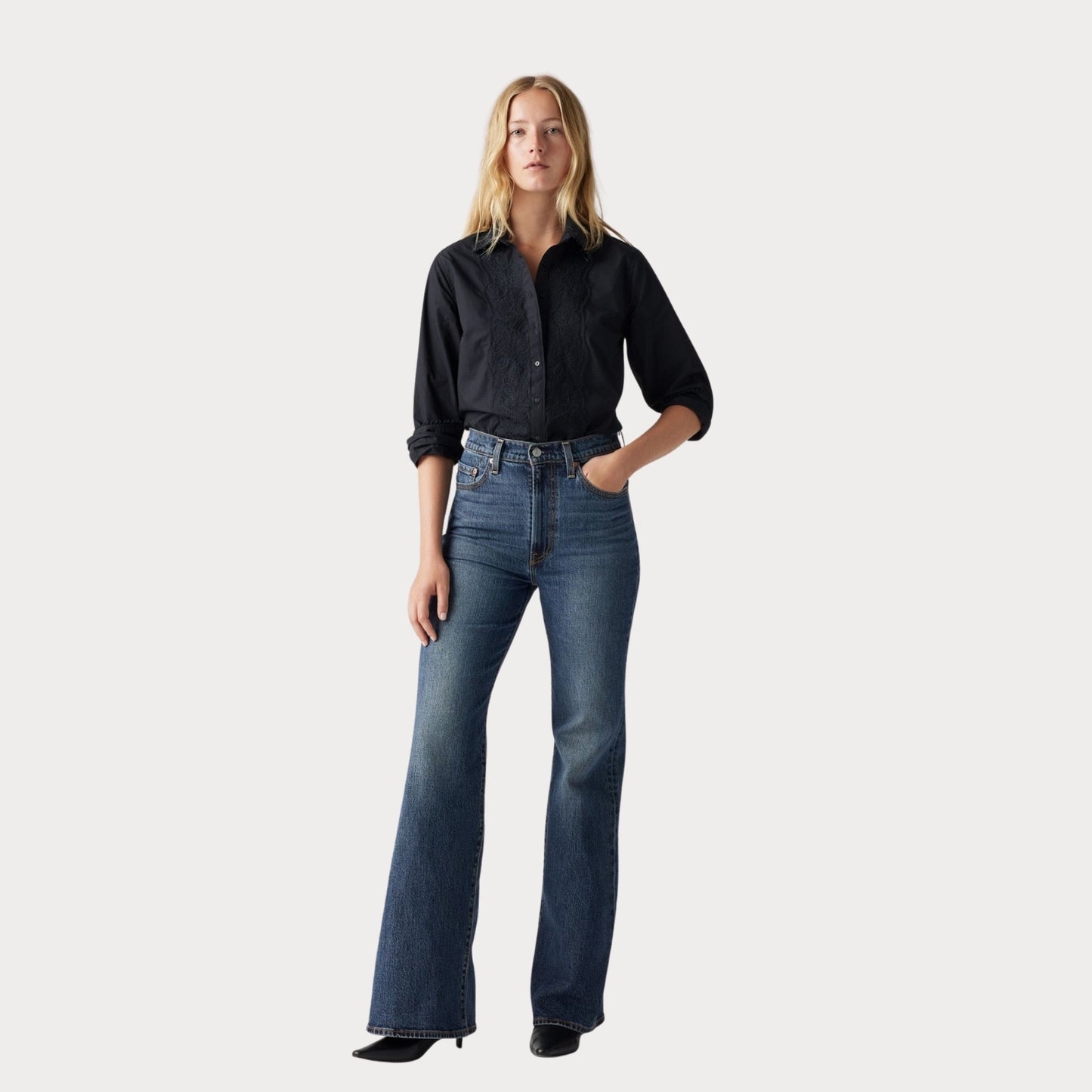 Джинсы Ribcage Bells Jeans