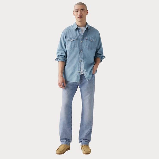 Джинсы 555™ Relaxed Straight Linen+ Denim