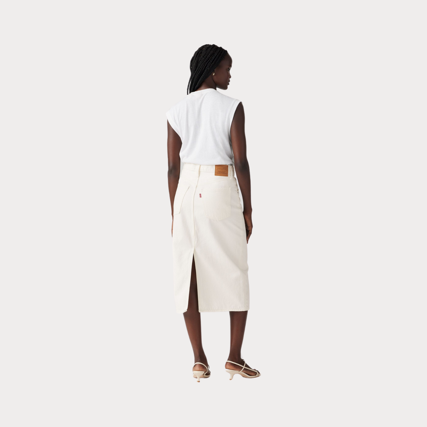 Юбка жен. Hr Back Slit Skirt Snowing In La