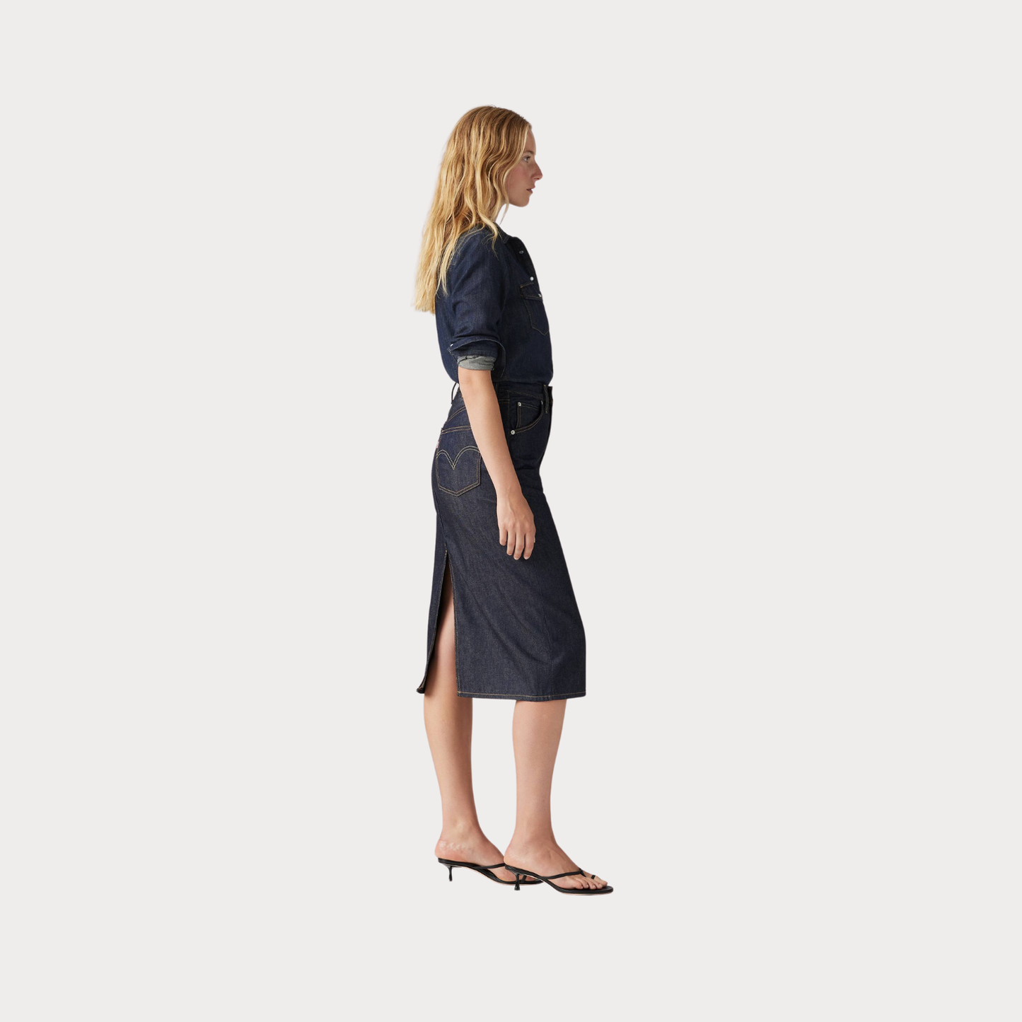 Юбка HR Back Slit Skirt Summer Soft