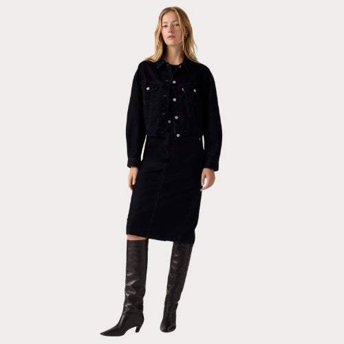 Юбка жен.HR BACK SLIT SKIRT BIRDS OF A FEATHER S