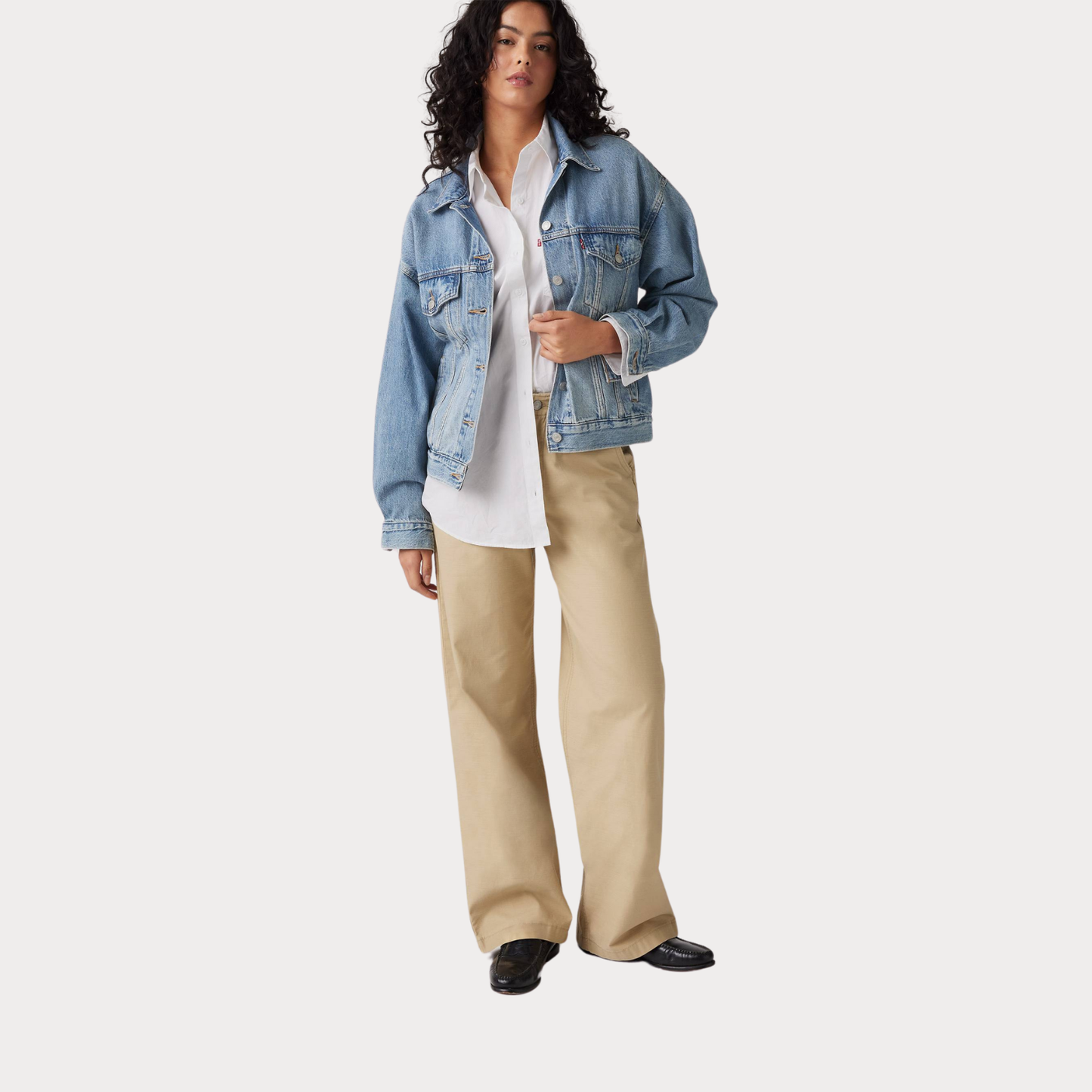 Брюки жен. 90S Straight Travertine