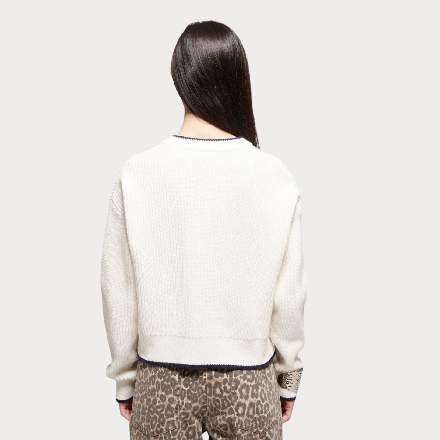 Свитшот REESE VNECK SWEATER TOFU COTTON