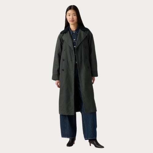 Пальто жен.BREE BARN TRENCH BLACK PLUME