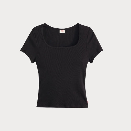 Футболка жен.ESSENTIAL SQRD NECK TEE ANTHRACITE NIGHT