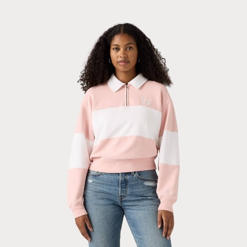 Свитшот Gr Banks 1/4 Zip Collar Ls N Peachskin