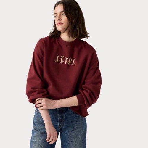 Свитер жен.GR LEO LS CREW CREW SERIF WESTERN MOTIF