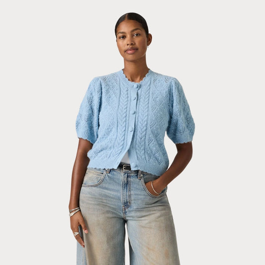Кардиган Pauline Pointelle Short Sleeve
