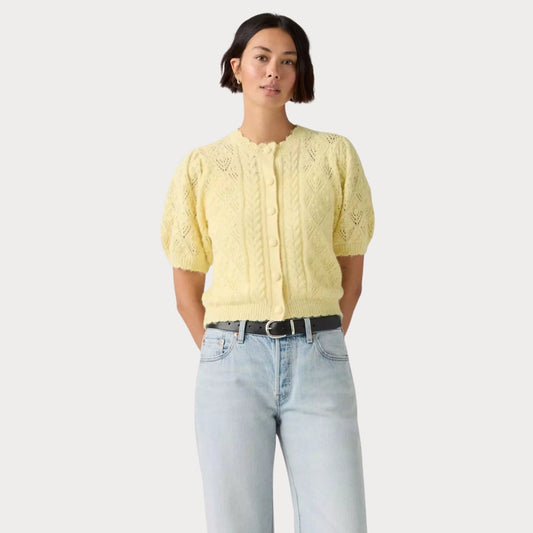 Свитер PAULINE POINTELLE SS CARDI FRENCH VANIL