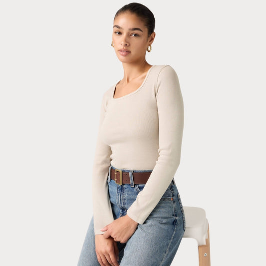 Лонгслив ESSENTIAL SQRD NECK LONG SLEEVE GARMENT