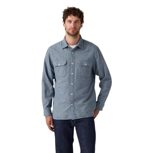 Рубашка муж.JACKSON WORKER NAVY TRICOLOR GRINDLE
