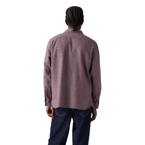 Рубашка муж.JACKSON WORKER BURGUNDY TRICOLOR GRINDLE