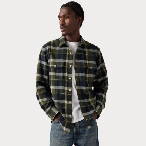 Рубашка муж.JACKSON WORKER MEDINA PLAID DEEP DEPTHS