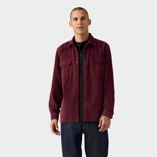 Рубашка JACKSON WORKER TAWNY PORT CORDUROY
