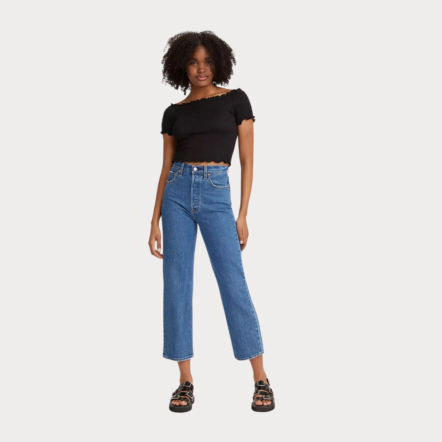 Джинсы Levi's Ribcage Straight Ankle