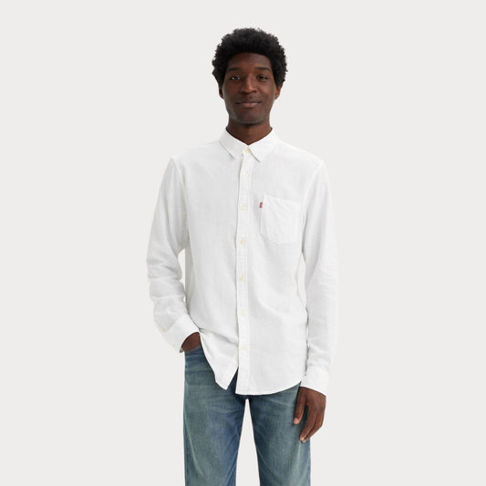 Рубашка Sunset One Pocket Cotton Linen Standard Fit