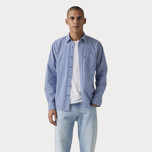 Рубашка Sunset One Pocket Cotton Linen Standard Fit