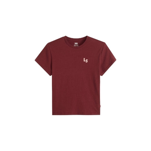 Футболка жен.GRAPHIC CLASSIC TEE LS PATCH CHOCOLATE