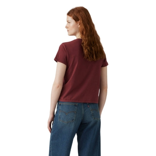 Футболка жен.GRAPHIC CLASSIC TEE LS PATCH CHOCOLATE