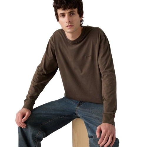 Футболка муж.LS AUTHENTIC TEE GARMENT DYE BRACKEN GA