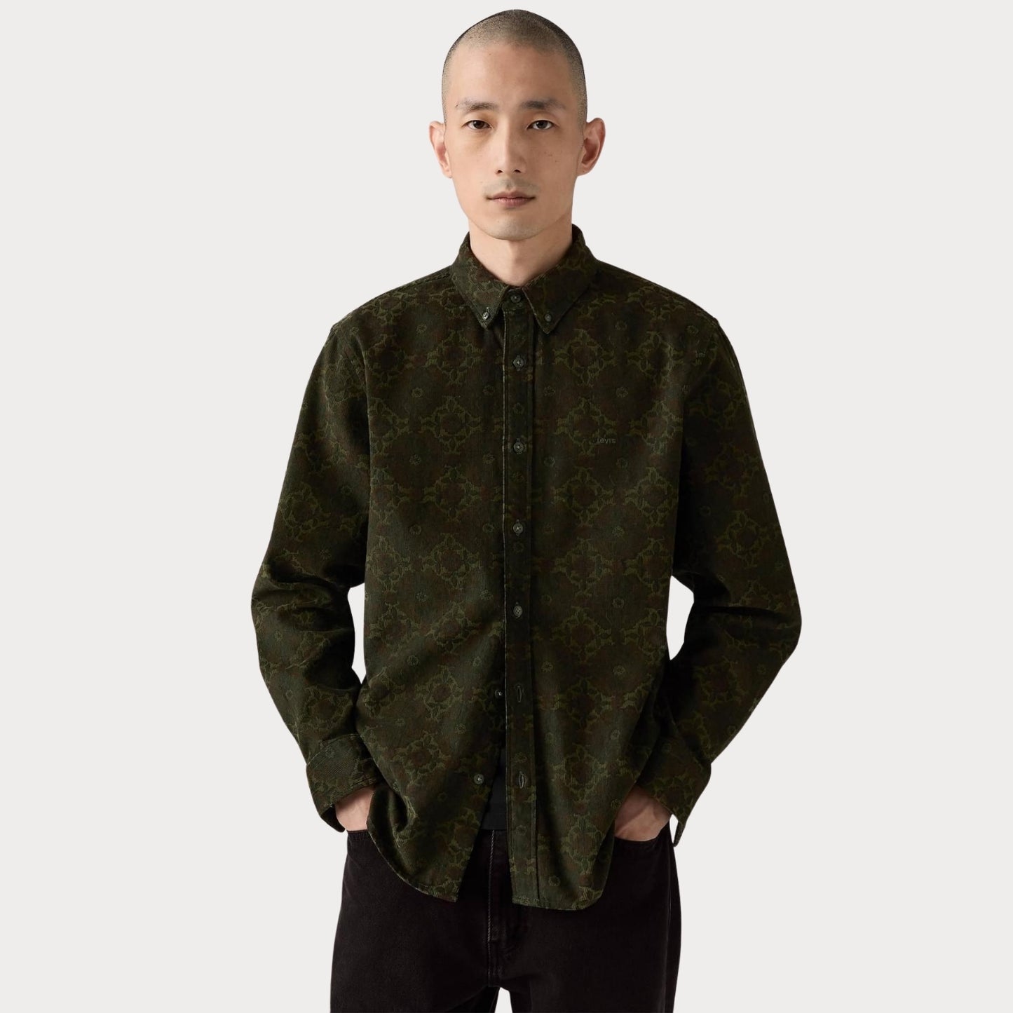 Рубашка AUTHENTIC BUTTON DOWN AMES TILE GEO DEE