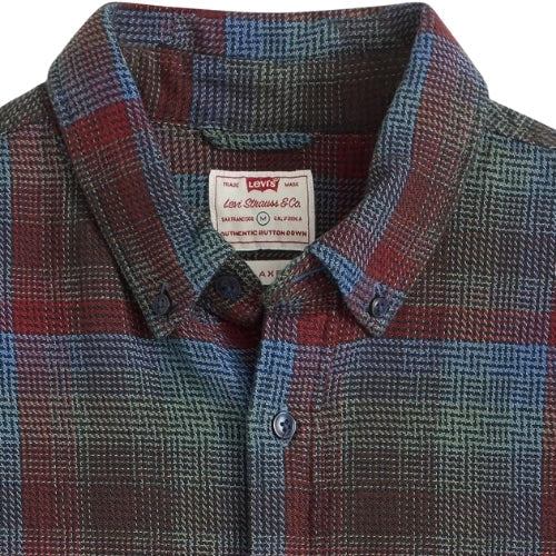 Рубашка муж.AUTHENTIC BUTTON DOWN BENNETT PLAID NAV