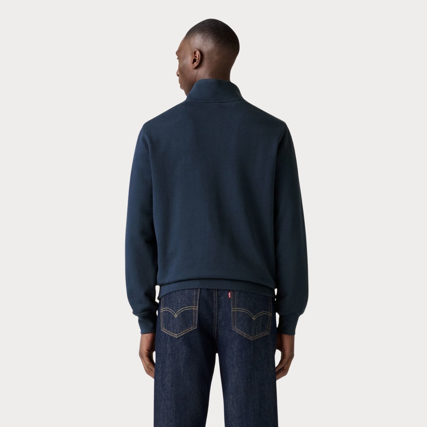 Свитер ORIGINAL HM 1/4 ZIP NAVY BLAZER