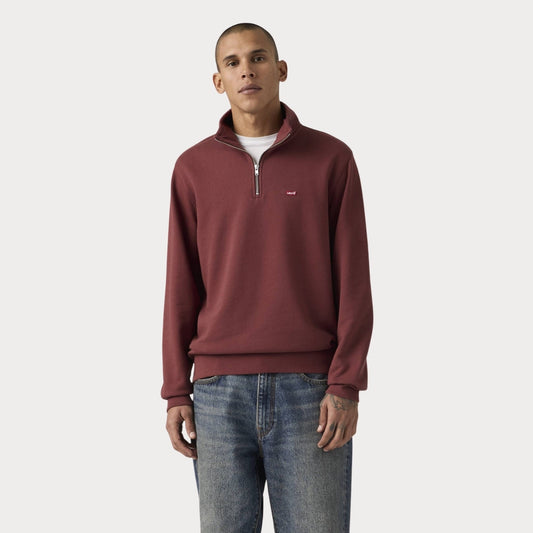 Худи ORIGINAL HM 1/4 ZIP OXBLOOD