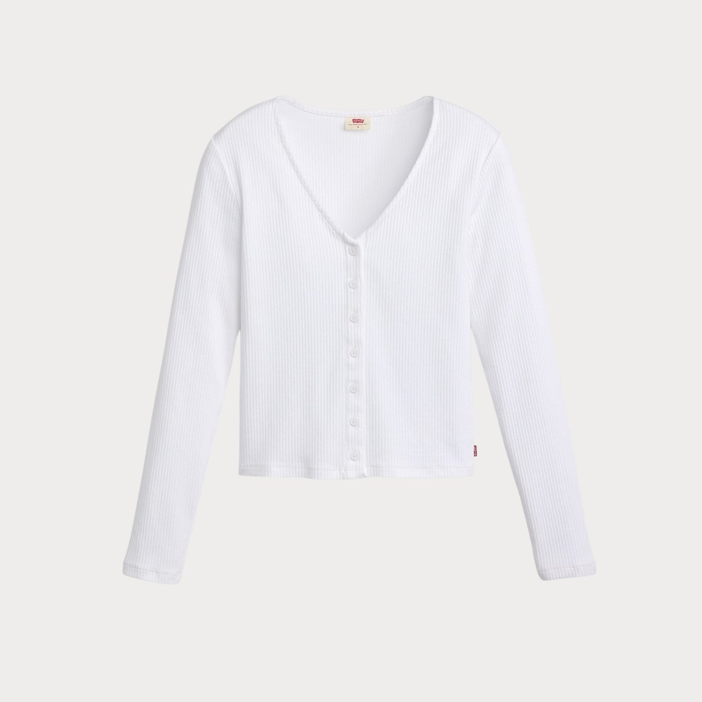 Лонгслив MUSE LS TEE WHITE + RIB