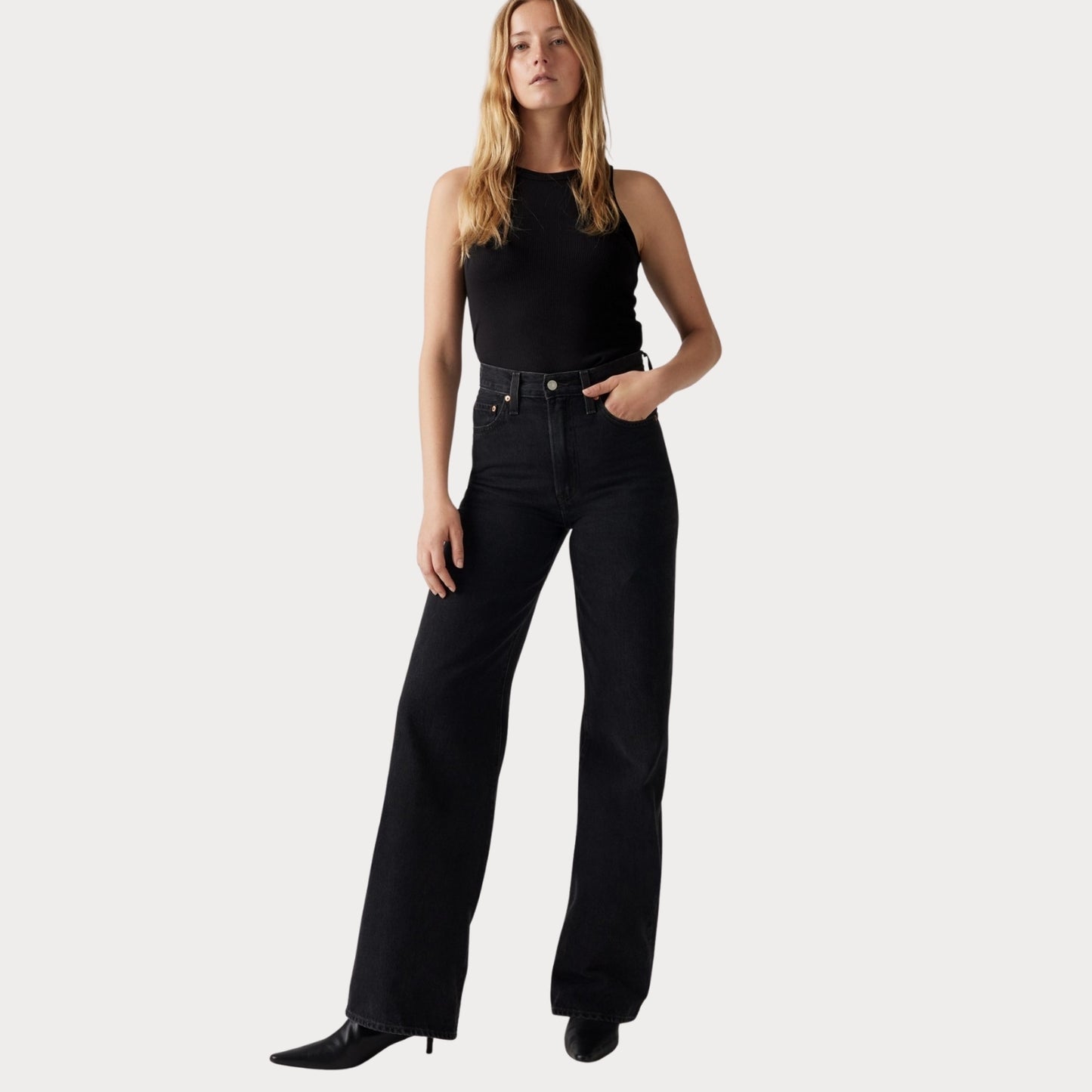 Джинсы Wide Leg Jenas